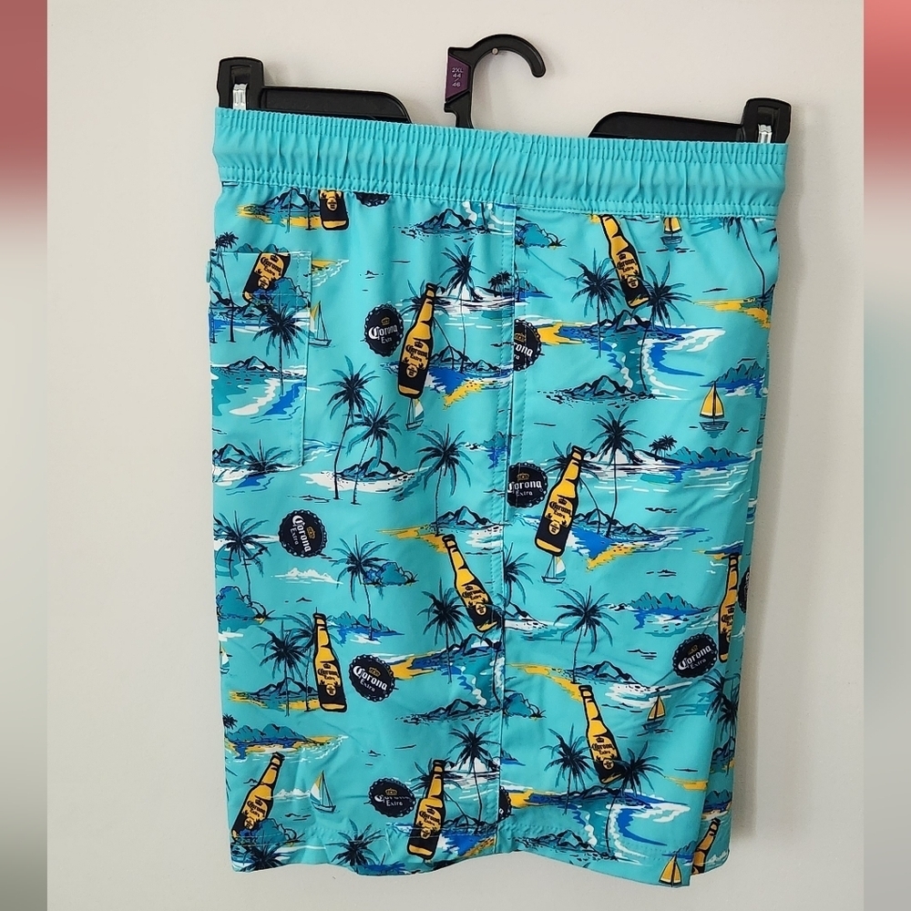 ποΈ Corona Tropical Board Shorts β Menβs 2XL 44/46, NWT, Beach Swim Trunks - Picture 5 of 16
